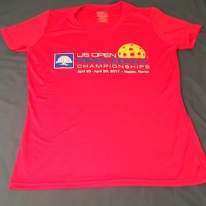 Stay dry t-shirt, pickle ball themed